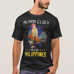 Filipijnse Kip Wekker in de Filipijnen Pi T-shirt