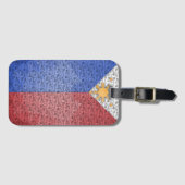 Filipijnse landsvlag 'Blijf veilig' Bagagelabel (Voorkant (horizontaal))