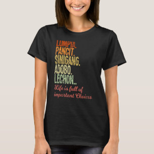 Filipijnse Lumpia Pancit Sinigang Adobo T-shirt