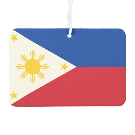 Filipijnse nationale wereldvlag luchtverfrisser (Achterkant)