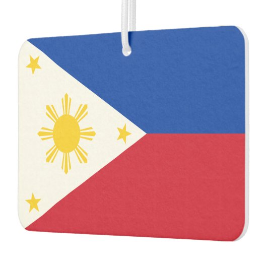 Filipijnse nationale wereldvlag luchtverfrisser (Links)