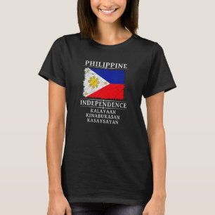 Filipijnse onafhankelijkheidsdag vlag SL T-shirt