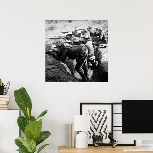 Filipijnse oorlog poster (Thuiskantoor)