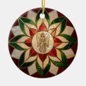 Filipijnse Parol Engel Kerst Ornament | Capiz-In (Voorkant)