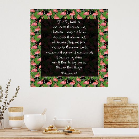 Filipijnse Poster 4:8 (Keuken)