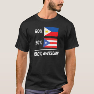Filipijnse Puerto Ricaanse vlag Filipijnen Puerto  T-shirt