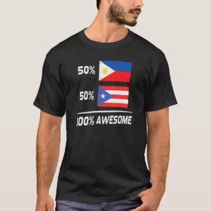 Filipijnse Puerto Ricaanse vlag Filipijnen Puerto  T-shirt