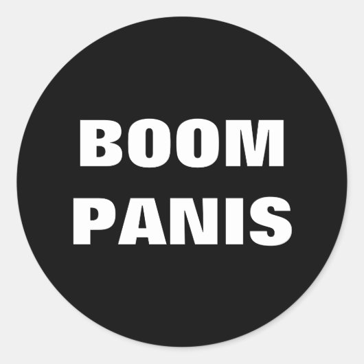 Filipijnse Slang Boom Panis! Ronde Sticker (Voorkant)