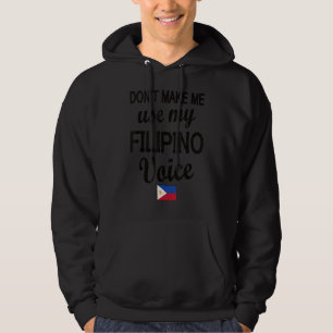 Filipijnse stem Filipijnse vlag Filipijnse wortels Hoodie