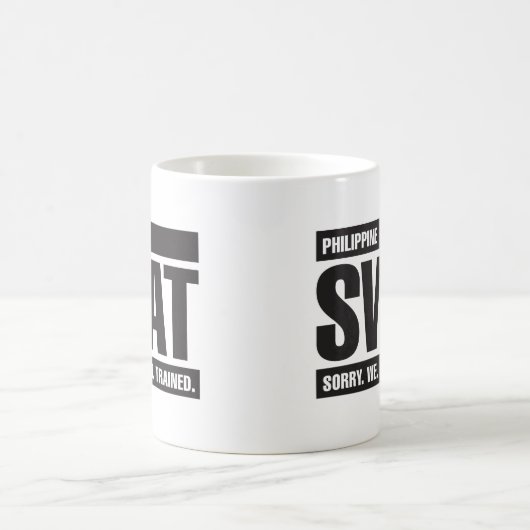 Filipijnse SWAT - zwart Koffiemok (Center)