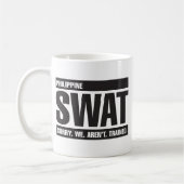Filipijnse SWAT - zwart Koffiemok (Links)