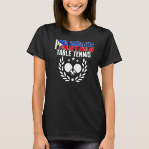 Filipijnse Tafeltennis Fans Filipijns Ping Pong T-shirt