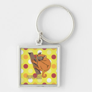 Filipijnse tarsier sleutelhanger