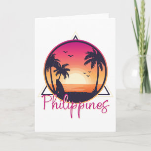 Filipijnse trots strand surfen cadeau Filipijnen Kaart