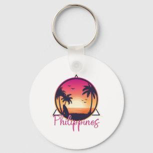 Filipijnse trots strand surfen cadeau Filipijnen Sleutelhanger