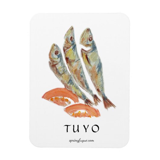 Filipijnse Tuyo Ref Magnet Magneet (Verticaal)