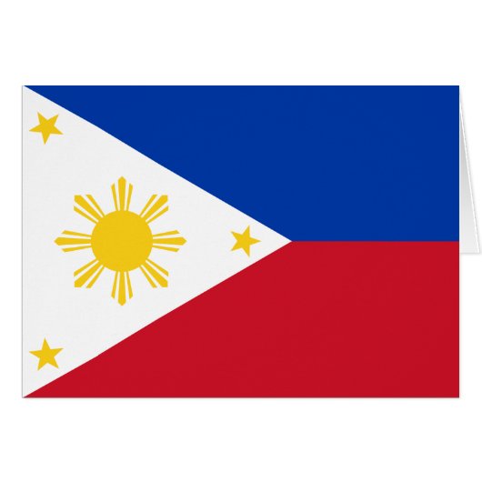 Filipijnse vlag (Voorkant Horizontaal)