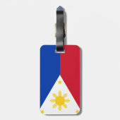 Filipijnse vlag bagagelabel (Achterkant verticaal)