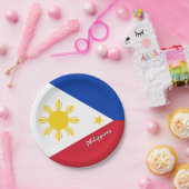 Filipijnse vlag borden, feest, sport, Filipijnen Papieren Bordje (Feest)