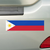 Filipijnse vlag bumpersticker (Op auto)