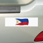 Filipijnse vlag bumpersticker (Op auto)