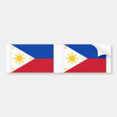 Filipijnse vlag bumpersticker (Voorkant)