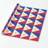 Filipijnse vlag cadeaupapier (Uitgerold)