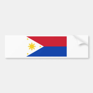 Filipijnse vlag   Filipijnse eilanden   Pinoy Flag Bumpersticker