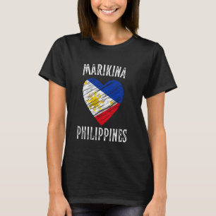 Filipijnse Vlag Hart Marikina City T-shirt