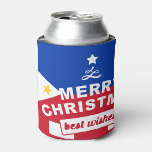 Filipijnse vlag Kerstmis: Vrolijk Kerstmis & Best Blikjeskoeler