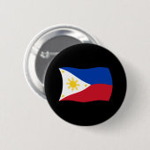 Filipijnse Vlag Knop Ronde Button 5,7 Cm (Voorkant /achterkant)