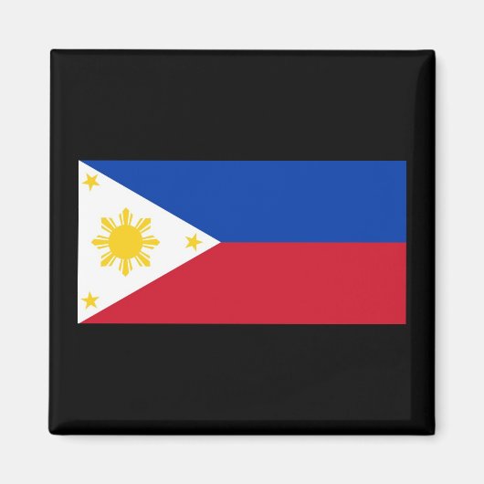 Filipijnse vlag (magneet) magneet (Voorkant)
