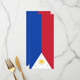 Filipijnse vlag menu