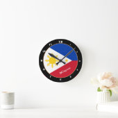 Filipijnse vlag, modern Thuis/design Filipijnen Ronde Klok (Huis)