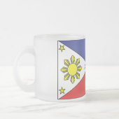 Filipijnse vlag (Mok) Matglas Koffiemok (Links)