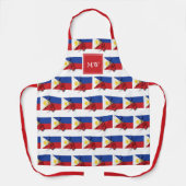 FILIPIJNSE VLAG | Monogram | Filippijns Schort (Voorkant)