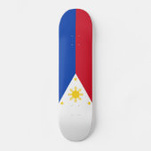 Filipijnse vlag persoonlijk skateboard (Voorkant)