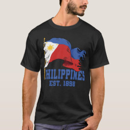 Filipijnse Vlag Pinoy Filipijnse Onafhankelijkheid T-shirt