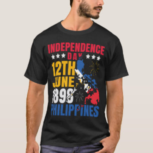 Filipijnse Vlag Pinoy Filipijnse Onafhankelijkheid T-shirt