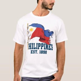 Filipijnse Vlag Pinoy Filipijnse Onafhankelijkheid T-shirt