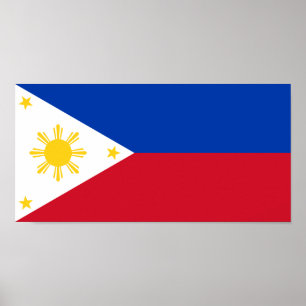 Filipijnse vlag poster