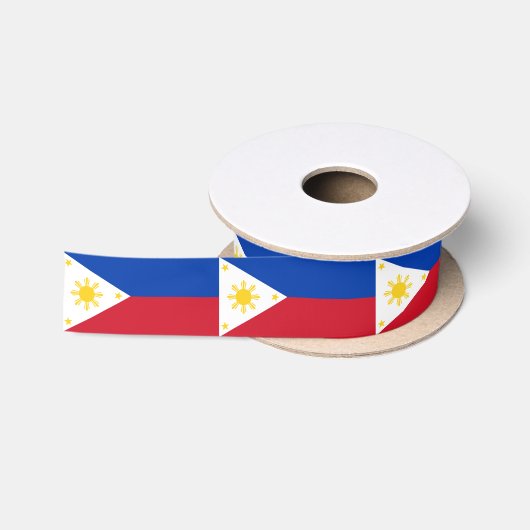 Filipijnse vlag satijnen lint (Spoel)