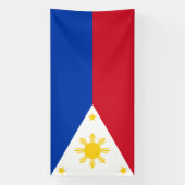 Filipijnse vlag spandoek (Verticaal)