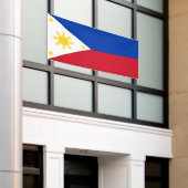 Filipijnse vlag spandoek (Buitenkant Gebouw)