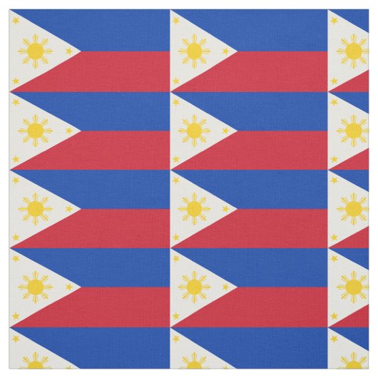 Filipijnse vlag stof (Swatch)