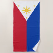 Filipijnse vlag strandlaken (Voorkant)