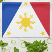 Filipijnse vlag theedoek (Gevouwen)