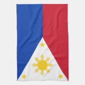 Filipijnse vlag theedoek (Verticaal)