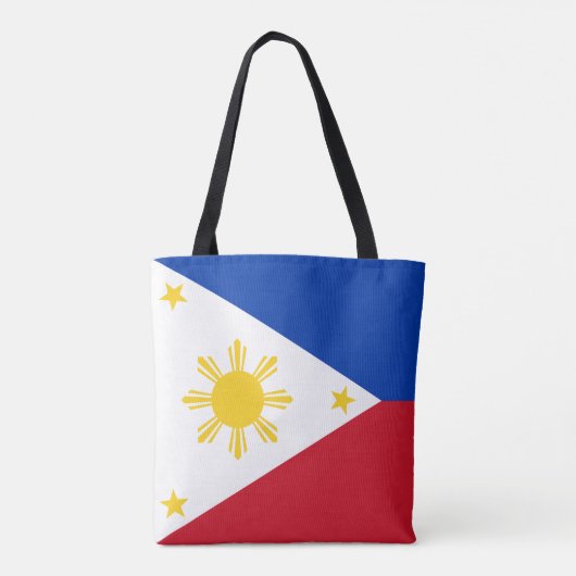 Filipijnse vlag tote bag (Achterkant)