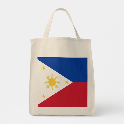 Filipijnse vlag tote bag (Achterkant)